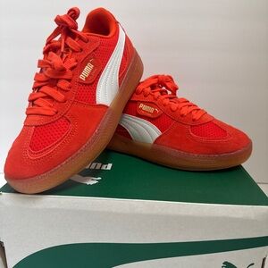 Puma Red and White Women's Sneakers